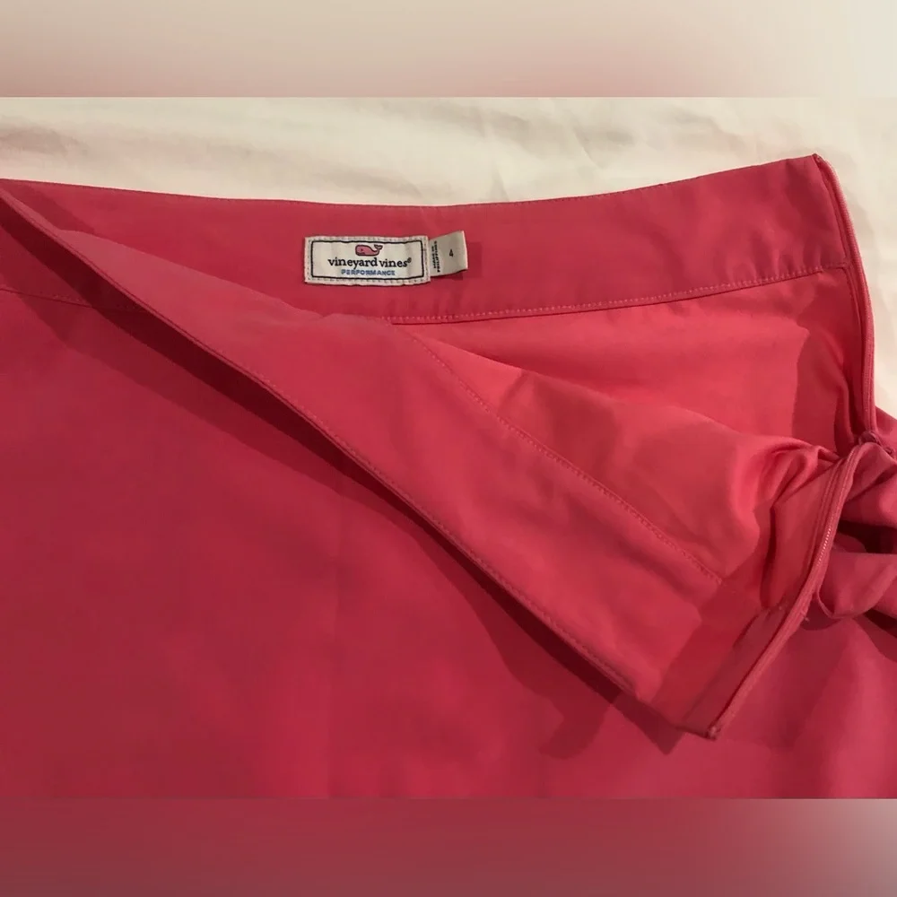 Vineyard Vines pink coral Woman’s Skort size 4 - Picture 6 of 10